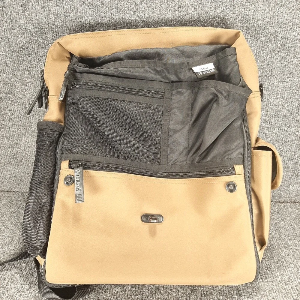 L.L.Bean Traveler Backpack Tan 16